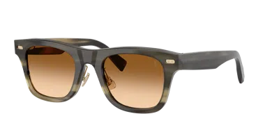 Brunello Cucinelli Man Sunglass Bc8503s In Light Yellow Gradient Ochre