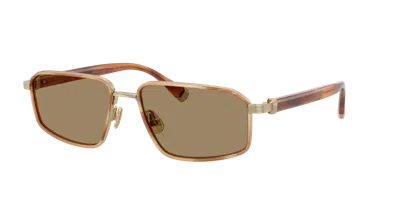 Brunello Cucinelli Man Sunglasses Bc2009st Jarama In Nocciola