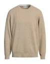 Brunello Cucinelli Man Sweater Beige Size 42 Cashmere