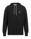 Brunello Cucinelli Man Sweater Black Size Xxl Cashmere In Black