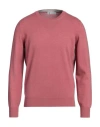 Brunello Cucinelli Man Sweater Coral Size 46 Cashmere In Red