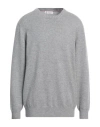 Brunello Cucinelli Man Sweater Grey Size 46 Cashmere In Gray