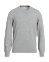 Brunello Cucinelli Man Sweater Light Grey Size 46 Cashmere In Grey