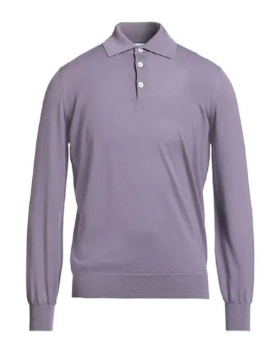 Brunello Cucinelli Man Sweater Lilac Size 50 Virgin Wool, Cashmere In Purple
