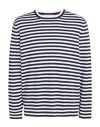 Brunello Cucinelli Man Sweater Navy Size 46 Cotton In White