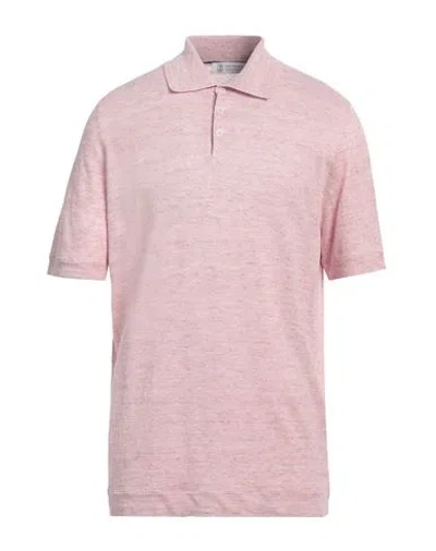 BRUNELLO CUCINELLI BRUNELLO CUCINELLI MAN SWEATER PINK SIZE 46 LINEN, COTTON