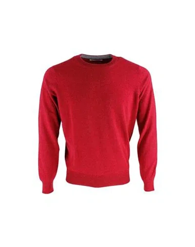 Brunello Cucinelli Man Sweater Red Size 42 Cashmere