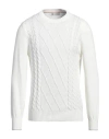 Brunello Cucinelli Man Sweater White Size 44 Cotton In White