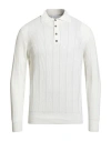 Brunello Cucinelli Man Sweater White Size 48 Cotton In White