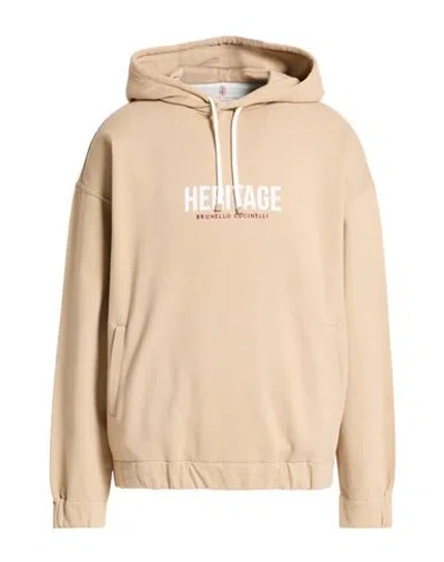 Brunello Cucinelli Hoodie In Neutral