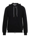 Brunello Cucinelli Cotton Blend Zipped Hoodie In Black
