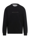 Brunello Cucinelli Man Sweatshirt Black Size Xl Cotton, Polyamide