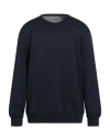 Brunello Cucinelli Man Sweatshirt Navy Size L Cotton, Polyamide, Cashmere, Silk In Black