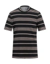 Brunello Cucinelli Man T-shirt Black Size 3xl Cotton
