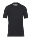 Brunello Cucinelli Man T-shirt Black Size Xxl Cotton In Black