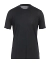 Brunello Cucinelli Man T-shirt Black Size Xxl Cotton In Black