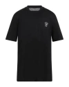 Brunello Cucinelli Man T-shirt Black Size Xxl Cotton