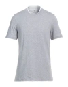 Brunello Cucinelli Man T-shirt Grey Size 40 Cotton