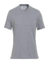 Brunello Cucinelli Man T-shirt Grey Size Xl Cotton