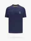 Brunello Cucinelli T-shirts In Blue
