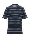 Brunello Cucinelli Man T-shirt Midnight Blue Size M Cotton