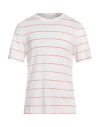 Brunello Cucinelli Man T-shirt Off White Size Xxl Linen, Cotton In Off White