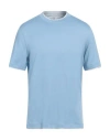 Brunello Cucinelli Man T-shirt Sky Blue Size Xxl Cotton
