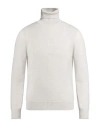 Brunello Cucinelli Man Turtleneck Beige Size 38 Cashmere In Sand