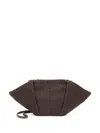 Brunello Cucinelli Marina Rafia Pouch In Brown
