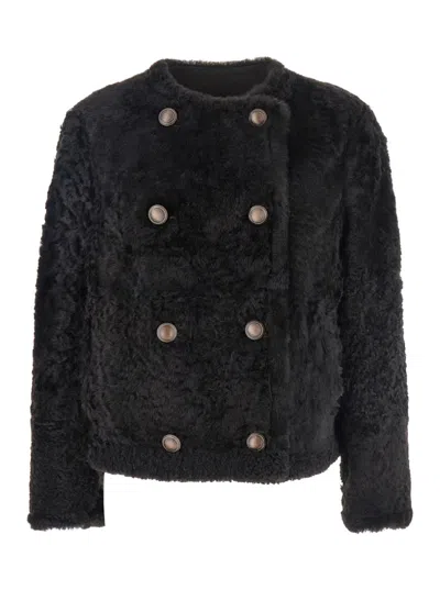 Brunello Cucinelli Marinaio Reversibile M/l In Black