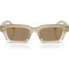 Brunello Cucinelli Marla 50mm Rectangular Sunglasses In Brown