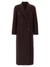 Brunello Cucinelli Cashmere Coat Coats And Trench Coats Bordeaux