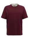 Brunello Cucinelli Crew Neck Plain Design Short Sleeves
