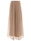 BRUNELLO CUCINELLI BRUNELLO CUCINELLI "MAXI PLEATED" SKIRT