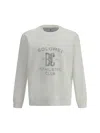 Brunello Cucinelli Maxi Print Sweatshirt In White