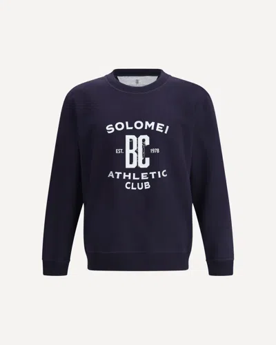 BRUNELLO CUCINELLI MAXI PRINT SWEATSHIRT