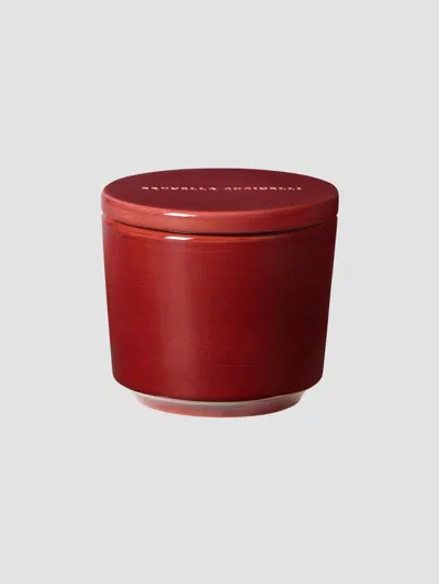 Brunello Cucinelli Maxi Scented Candle In Craquelé Ceramic Vessel With Lid In Multi