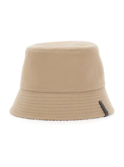Brunello Cucinelli Mcap90231p Bucket Hat In Beige
