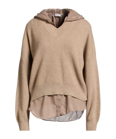 Brunello Cucinelli Medium-thick Cashmere Sweater In Multi