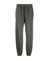 Brunello Cucinelli Melangé-effect Track Pants In Black