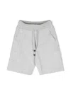 Brunello Cucinelli Melange Cargo-pocket Shorts In Grey