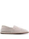 Brunello Cucinelli Mélange-effect Almond Toe Espadrilles In Neutrals