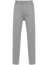 BRUNELLO CUCINELLI MÉLANGE EFFECT COTTON SWEATPANTS