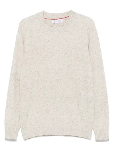 BRUNELLO CUCINELLI MÉLANGE-EFFECT JUMPER