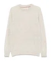 Brunello Cucinelli Soft Wool And Cashmere Sweater In Gray