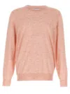 Brunello Cucinelli Melange Effect Sweater Sweaters And Cardigans Pink