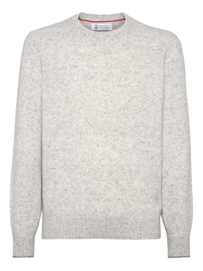 BRUNELLO CUCINELLI MELANGE EFFECT SWEATER