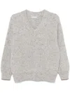 BRUNELLO CUCINELLI MÉLANGE-EFFECT SWEATER