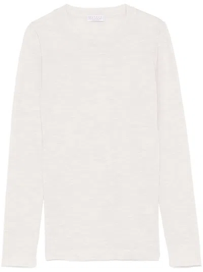 BRUNELLO CUCINELLI MÉLANGE-EFFECT SWEATER