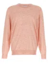 Brunello Cucinelli Melange Effect Sweater Sweaters And Cardigans Pink In Pink